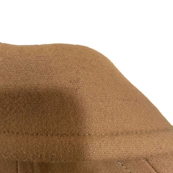 J Crew Peacoat Womens S Double Breasted Camel  Military Strucured Gorpcore - Picture 4 of 9